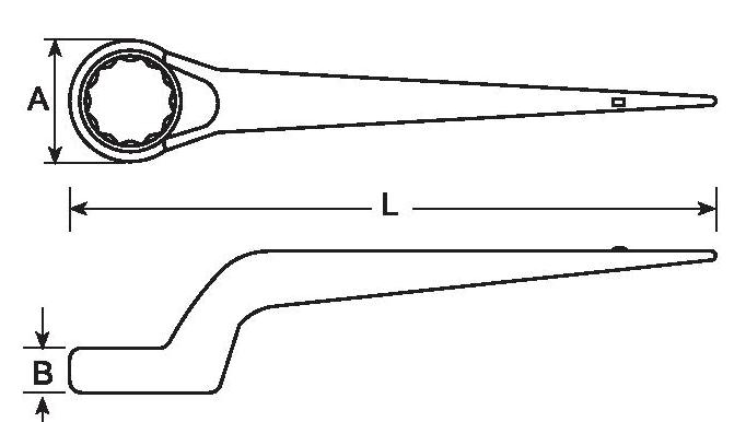 SINGLE RING OFFSET WRENCH