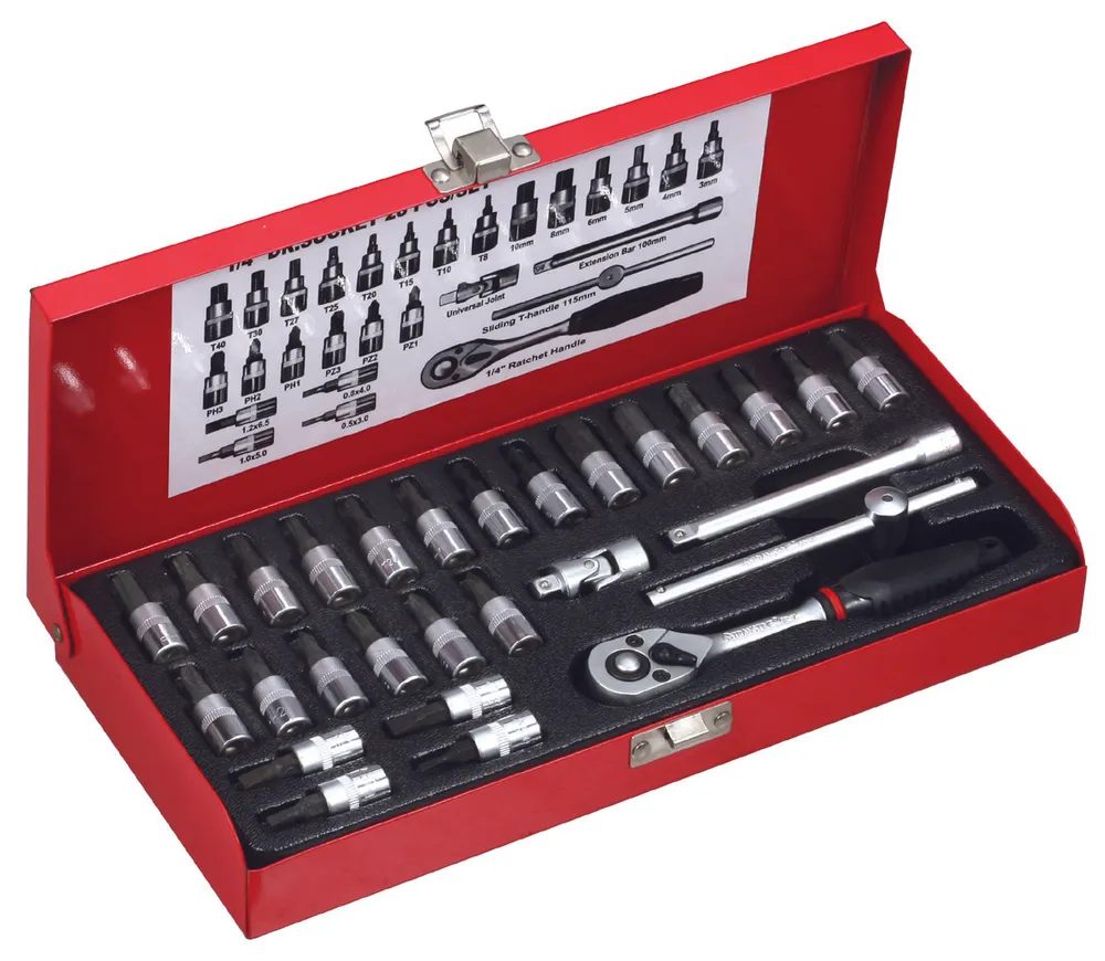 1/4" DRIVE HAND SOCKET SETS